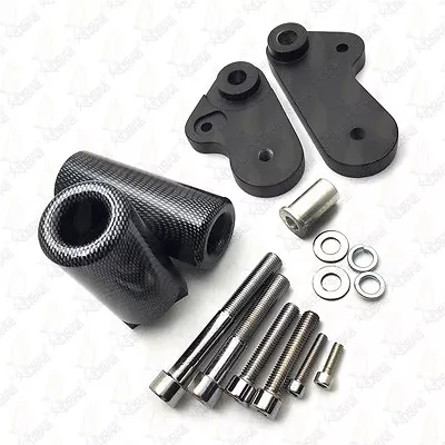 No Cut Frame Slider Protector For 2009-2012 Yamaha YZF R1 YZFR1 YZF-R1 Carbon • $38.80