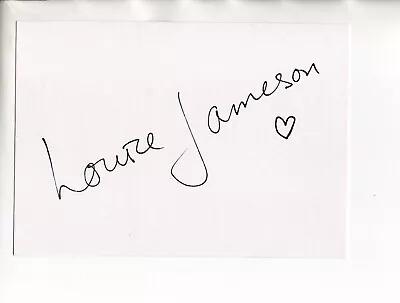 £2.50 • Buy Louise Jameson  Leela In Dr Who  Signed 6x4 White Card Autographed
