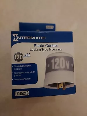 INTERMATIC PHOTO CONTROL MODEL LC4521C 120-VOLT LOCKING TYPE  - Brand New • $10