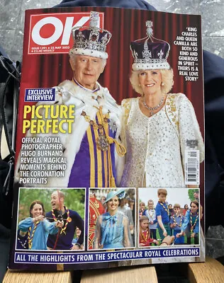 OK! Magazine KING CHARLES CAMILLA Coronation Royal Family #1391 22 May 2023 NEW • £14.46