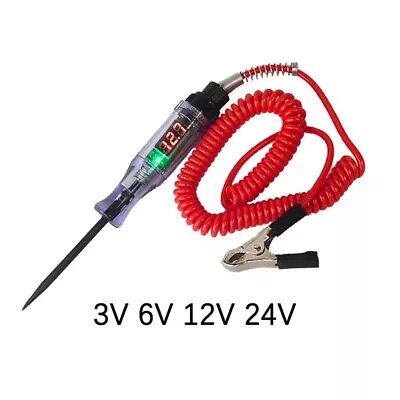 £12.78 • Buy Test Pen Digital Display 3V-24V Car Test Pen Circuit Detection Electric Pen
