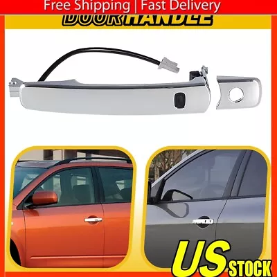 Fit 03-07 Nissan Murano Front Driver Outside Chrome Door Handle With Smart Entry • $15.99