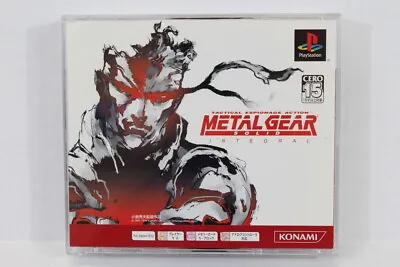 Metal Gear Solid Integral PSOne Books Ver CIB W Spine PS1 PlayStation PS 1 Japan • $34.99