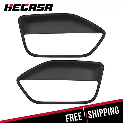 BLACK ABS For FORD MUSTANG 2005 -2009 Pair Interior Door Panel Insert Hard Cover • $35.06