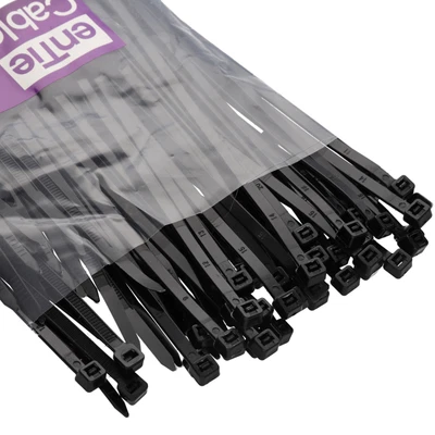 £3.17 • Buy Black Outdoor Cable Ties PA66 Water/UV Resistant 3.6/4.8mm Short/Long [100 Pack]