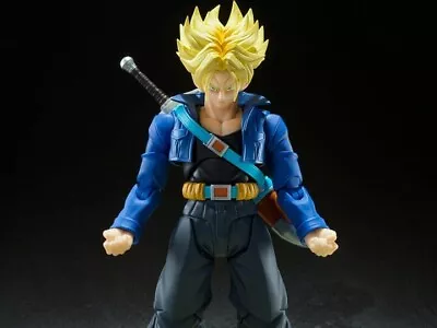 Dragon Ball Z S.H.Figuarts Super Saiyan Trunks Boy From The Future Action Figure • $68