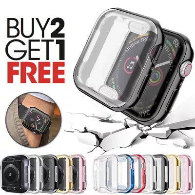 For Apple Watch 2/3/4/5/6/7/SE Case Screen Protector Cover 38/40/42/44/41/45/49 • $3.99