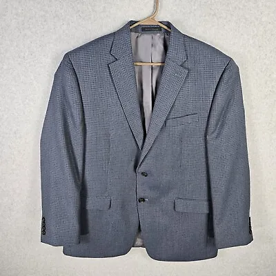 Lauren Ralph Lauren Blazer Mens 44 R Regular Blue Sports Business Polycotton • $23.99