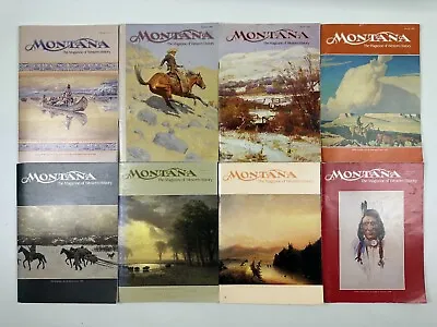 VTG Lot Of 8 Montana Magazine Of Western History Mixed 1997 1994 1988 1987 1986 • $7.95