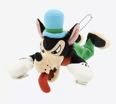 TDR Tokyo Disney Plush Big Bad Wolf Clip On Shoulder Plush Keychain 3 Little Pig • $29.99