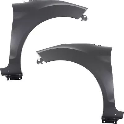 Fender Set For 2014-2017 Ford Fiesta Front Primed Steel W/ Molding Holes Pair • $155.15