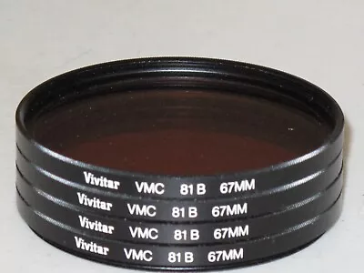 * *  67mm Vivitar VMC 81B Multi-Coated Filter Excellent +++       #67 D-u00 • $29.90