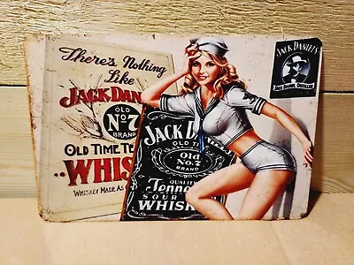 Jack Daniels Aluminium Metal Signs Retro Pub Bar Vintage Wall Beer Garage S  M L • £4.89