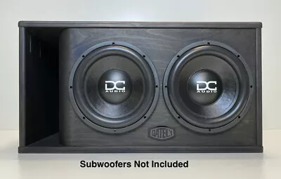 Gately Audio Subwoofer Enclosure 2 X 12  Ported Box 4.0 CF Subs Back Port Back • $695.95