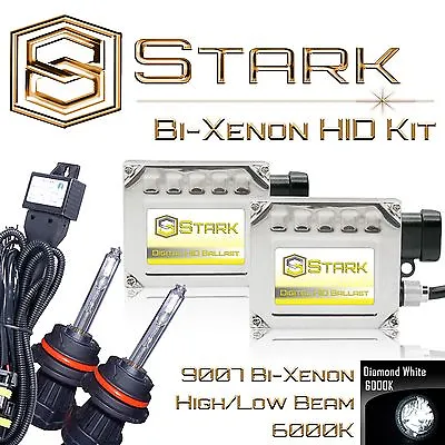 Stark 35W Bi-Xenon HID HiLo Headlight Mini Kit - 9007 HB5 - 6K Diamond White (B) • $46.99