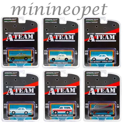 Greenlight 44865 Hollywood Special Edition The A-team 1/64 6 Piece Set • $42.97