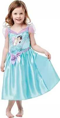 Disney Princess Sequin Jasmine Aladdin Girls Costume 7-8 YEARS • £14.95