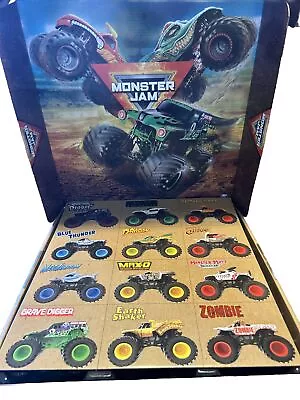 Monster Jam Official 12-Pack 1:64 Scale Die-Cast Monster Trucks With Lg Poster!! • $39.99