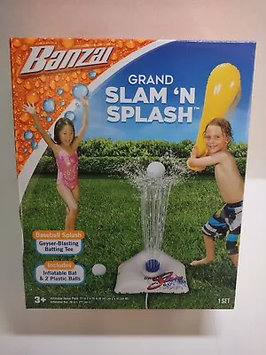 Banzai Grand Slam N Splash Water Baseball Game Practice Set- New! • $14.95