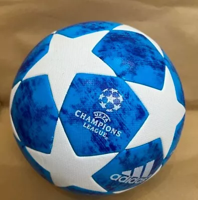 Adidas UCL Finale 18 UEFA Champions League 2018-2019 Match Ball - White/Blue • £34.74