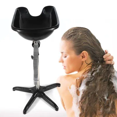 Hairdressing Salon Basin Hair Washing Sink Shampoo Wash Standing Bowl Portable • £29.45