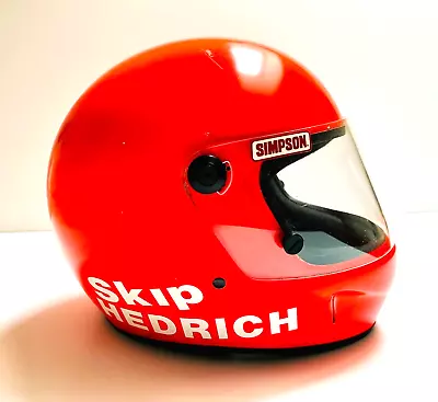 Vintage 1993 Simpson Racing Helmet Owned By Racing Legend Driver Skip Hedrich • $300