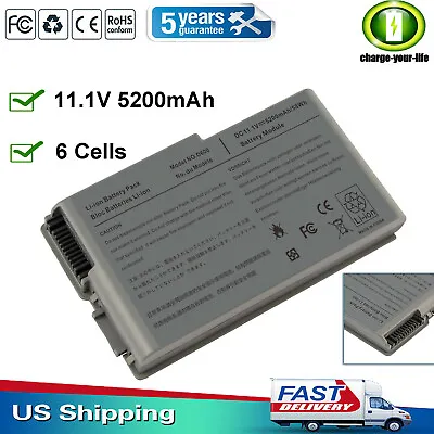 D600 Battery For Dell Latitude D610 D505 D510 D520 D530 Series C1295 C2603 58Wh • $16.98