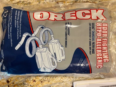 $8.95 • Buy Oreck Odor Fighting Hypo Allergenic CELOC Charcoal Filter Bags PKBB120F 12 Pack