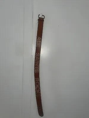 AllSaints Rocks Leather Belt. Vintage AllSaints Brown Size M • £48