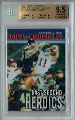 BGS 9.5 Matt Leinart 2005 Topps Chronicles #NNO Rookie Card Last Second Heroics • $22.99