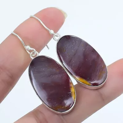 Mookaite Gemstone Handmade Silver Jewelry Earring 1.9  ERJ17596 • $8.54