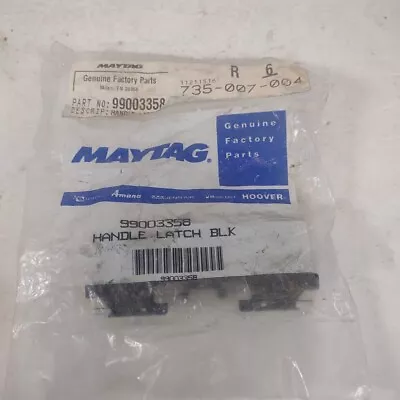 Maytag Whirlpool Dishwasher Handle Door Latch Black  Handle Only  OEM NIP • $19.99