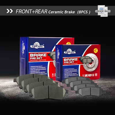 Front & Rear Ceramic Disc Brake Pads For 2010 - 2016 Cadillac SRX 2011 Saab 9-4x • $46.59