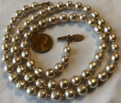 Vintage Miriam Haskell Signed Baroque Pearl Necklace M6 • $199