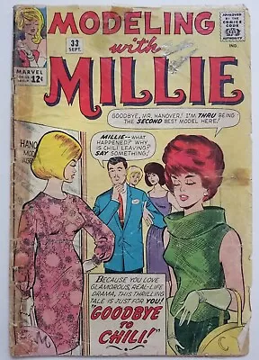 Low Grade Modeling With Millie #33 (Marvel Comics 1964) Stan Lee POOR • $3.59