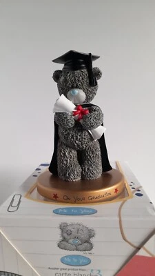 £22.99 • Buy 2009 Me To You Bear Figurine/ Ornament Boxed Cake Topper Graduation Gift VGC 