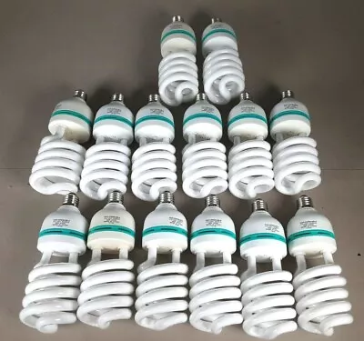 Hydroponic Full Spectrum 3200K CFL Grow Light Bulb 60 Watt Bulbs - Used • £4.78