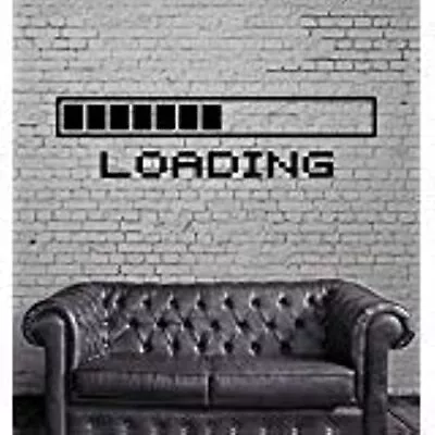 Loading A Video Game Wall Poster Decal Cool Gamer Stuff Computer Wall Stickers  • $20.55