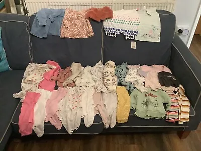 Large Bundle Of Baby Girls Clothes 0-3 Months • £9.99