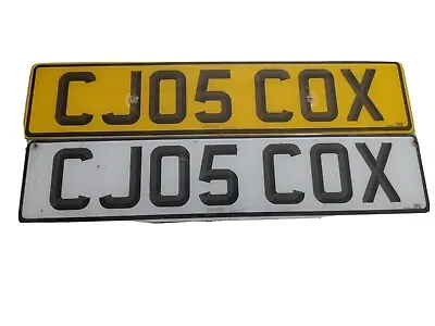 Cj05 Cox Private Number Plate • £650