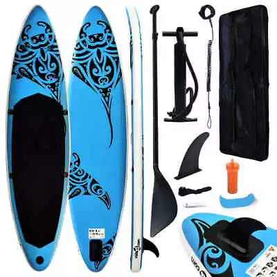 Inflatable Stand Up Paddleboard Set 305x76x15 Cm Blue • $486.68