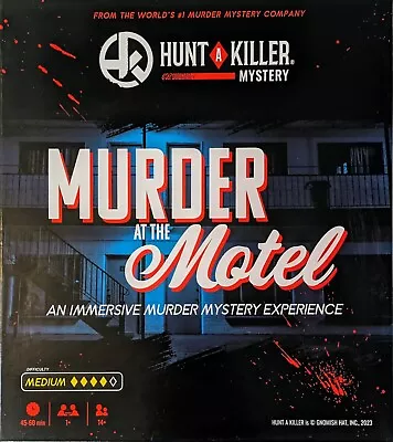 Hunt A Killer Mystery  Murder At The Motel  Immersive Murder Mystery Experience! • $16.99