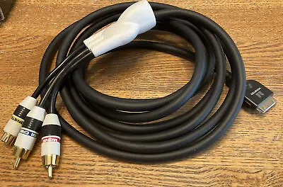 Monster 10’ Apple 30 Pin IPad/iPhone/iPod To S-Video & RCA Sound Adaptor Cable • $22