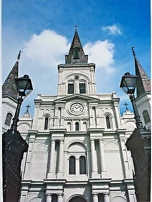 New Orleans St. Louis Cathedral By Chip Quaglino 11 X 14 • $8.75