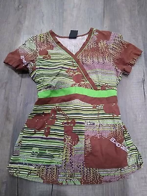 Ecko Red Womens Scrub Top Size Small Front Pockets  • $6.50