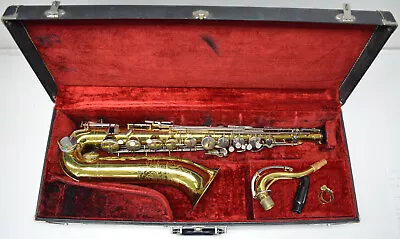 Silvertone (buescher Stencil) Tenor Sax W/original Finish Made In Elkhart In • $295