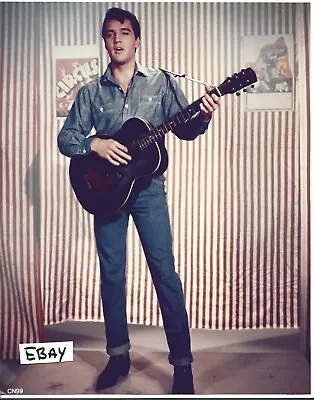 Rare Elvis Original Photo  Movie Set Candid 8x10 Stamped Fan Club Lot 231 • $3.99