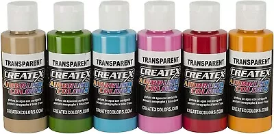 £26.77 • Buy Createx Colors Tropical Airbrush Set 6 2 Ounce Bottles