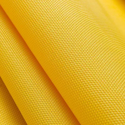 Vinyl Mesh Lemon Yellow 60″ Fabric Is A Tightly Woven 70% PVC & 30% Vinyl-coated • $21.99