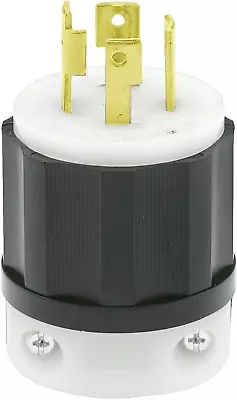 2721 30 Amp 250 Volt 3-Phase NEMA L15-30P 3P 4W Locking Plug Industrial Gr • $37.73